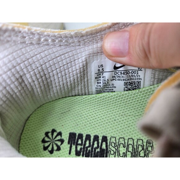 Nike Air Max Terrascape 90 Shoes Womens 9.5 Light Bone Athletic Running Sneakers - Picture 8 of 8